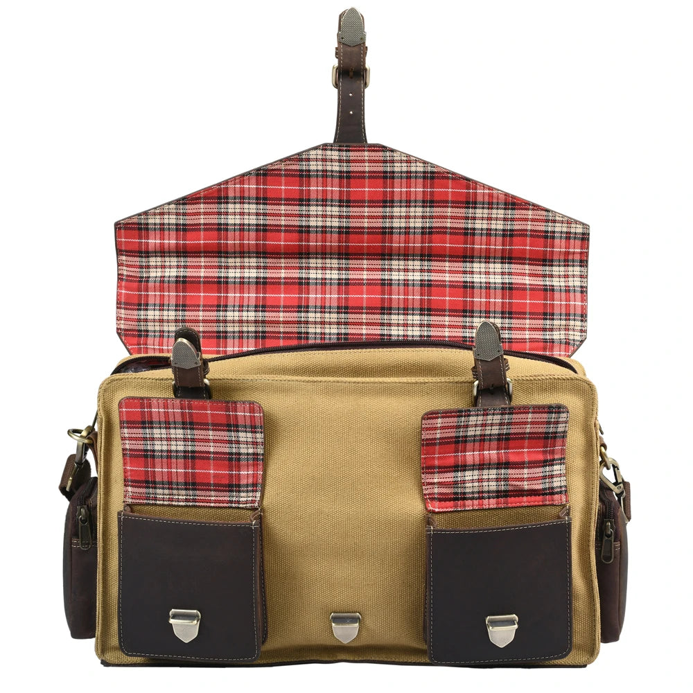 Overland Outfitters Grab N Go Messenger Bag - Tan