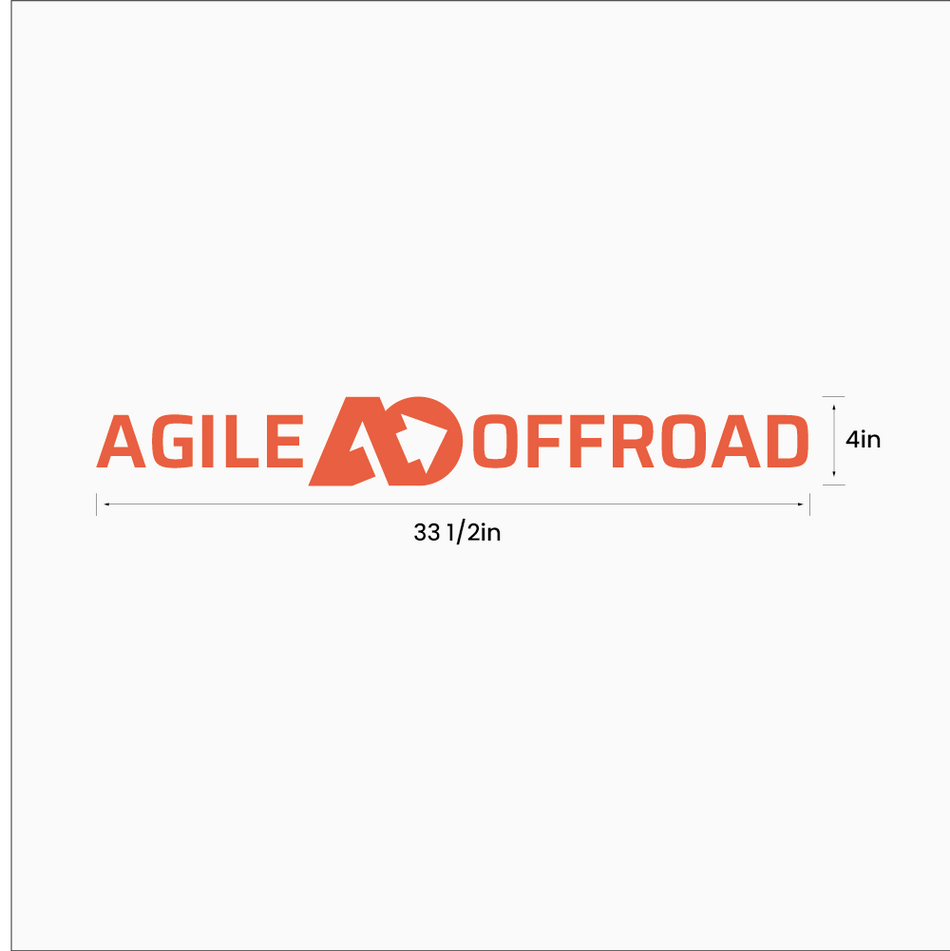 Windshield Banner Decal by Agile Offroad