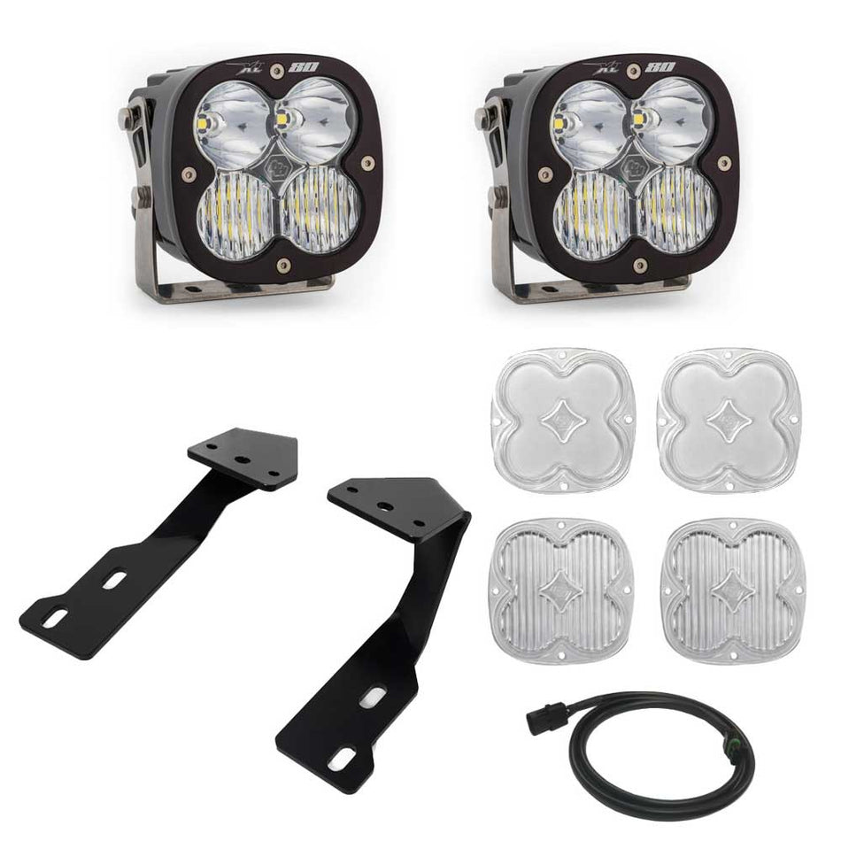 Baja Designs XL 80 A-Pillar Light Kit For 2019-23 Sprinter by Agile Offroad