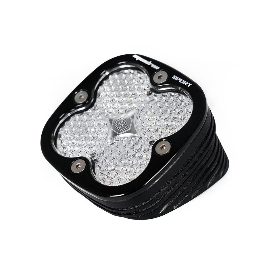 Squadron Sport Black Angle Mount LED Auxiliary Light Pod by Agile Offroad