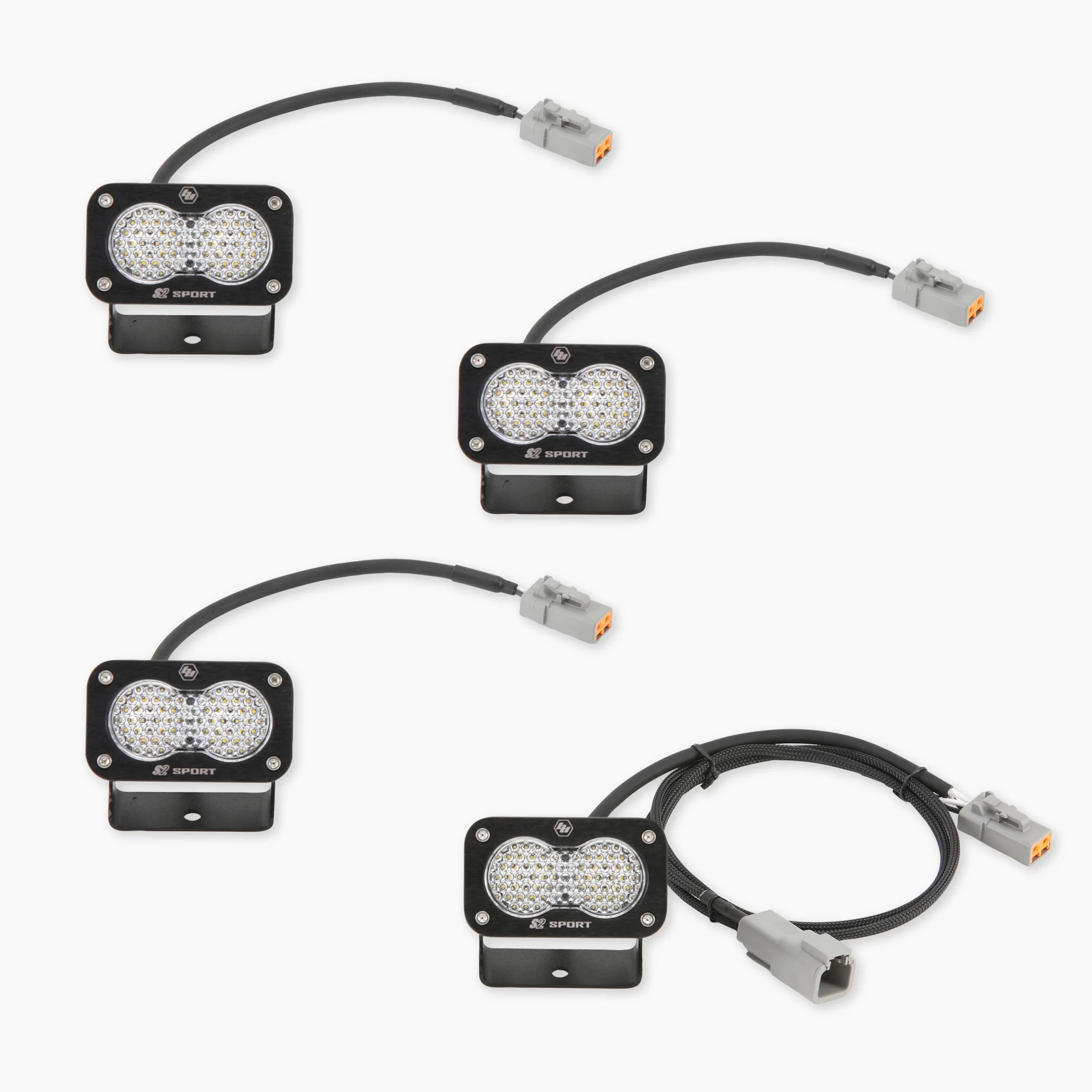 Baja Designs S2 Scene Light with Roof Handle Mount Kit for INEOS Grenadier by Agile Offroad