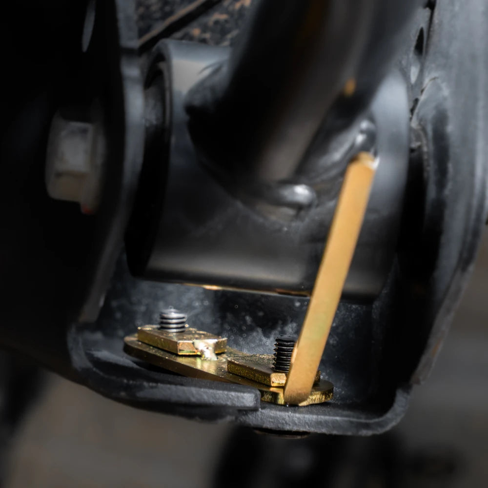Grenadier Rear Control Arm Skid Plates installed