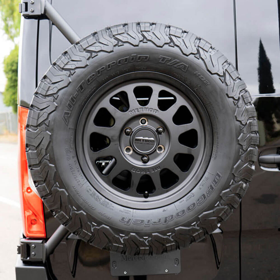 Rear Door Tire Carrier for 2019+ VS30 Sprinter by Agile Offroad