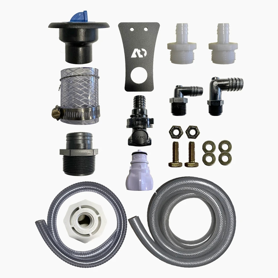 Fill Kit for Spare Tire Basket Water Tank for Sprinter