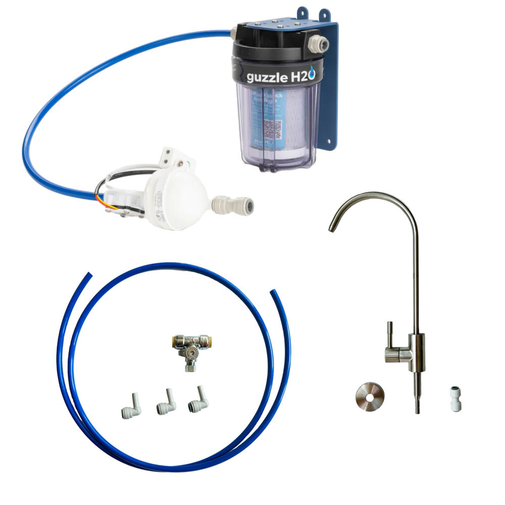 Guzzle H2O Stealth Water Filter Kit For RV Camper Van by Agile Offroad