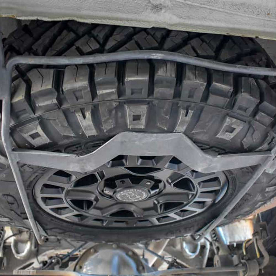 Oversized Spare Tire Basket Brackets for Sprinter by Agile Offroad