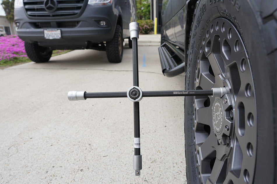 Ken-Tool Stow & Go 4-Way Lug Wrench by Agile Offroad