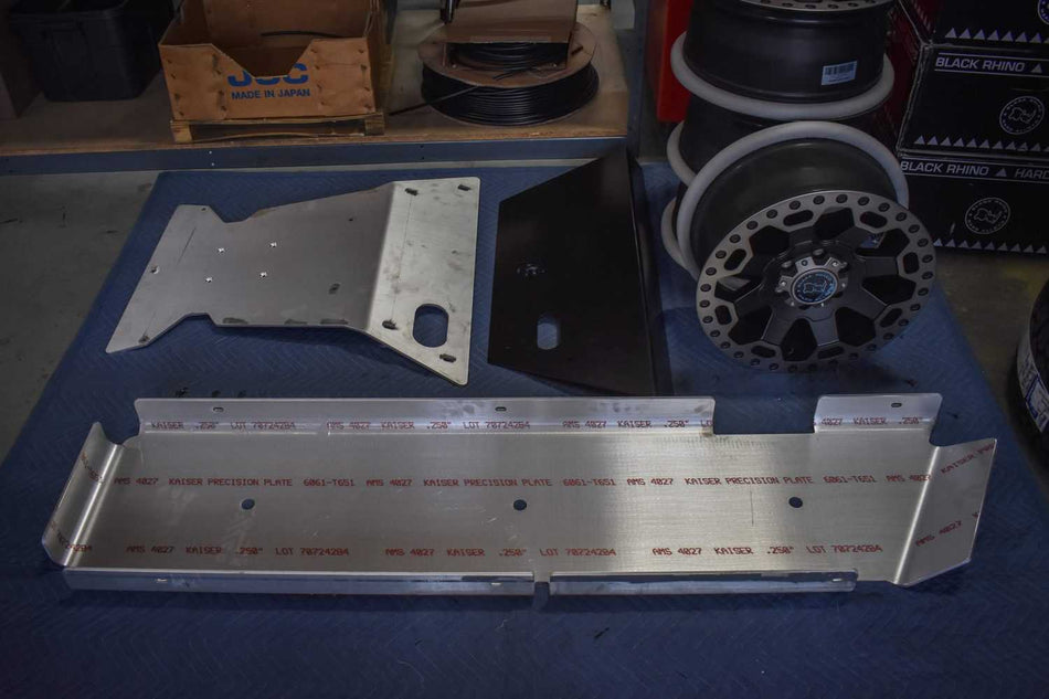 Van Compass Fuel Tank Skid Plate for 2014-18 4x4 Sprinter 4x4 by Agile Offroad