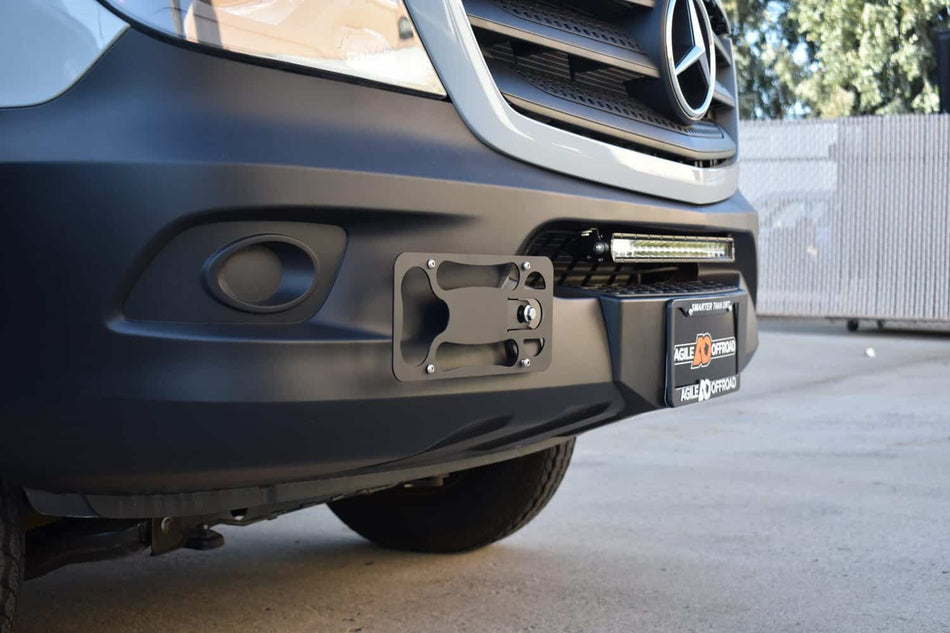Platypus License Plate Mount for Mercedes Sprinter by Agile Offroad
