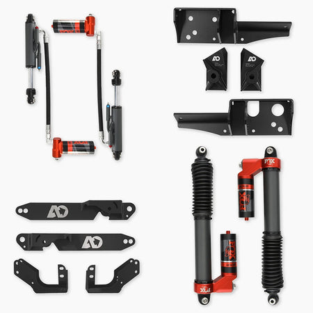 FOX Factory Race Series Front and Rear Auxiliary Reservoir Bypass Shocks for Sprinter