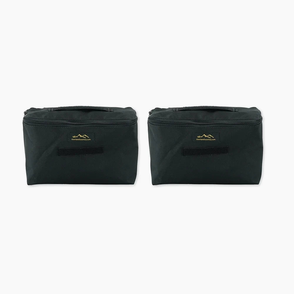 Zip MOLLE Bags (Pair) - Wide
