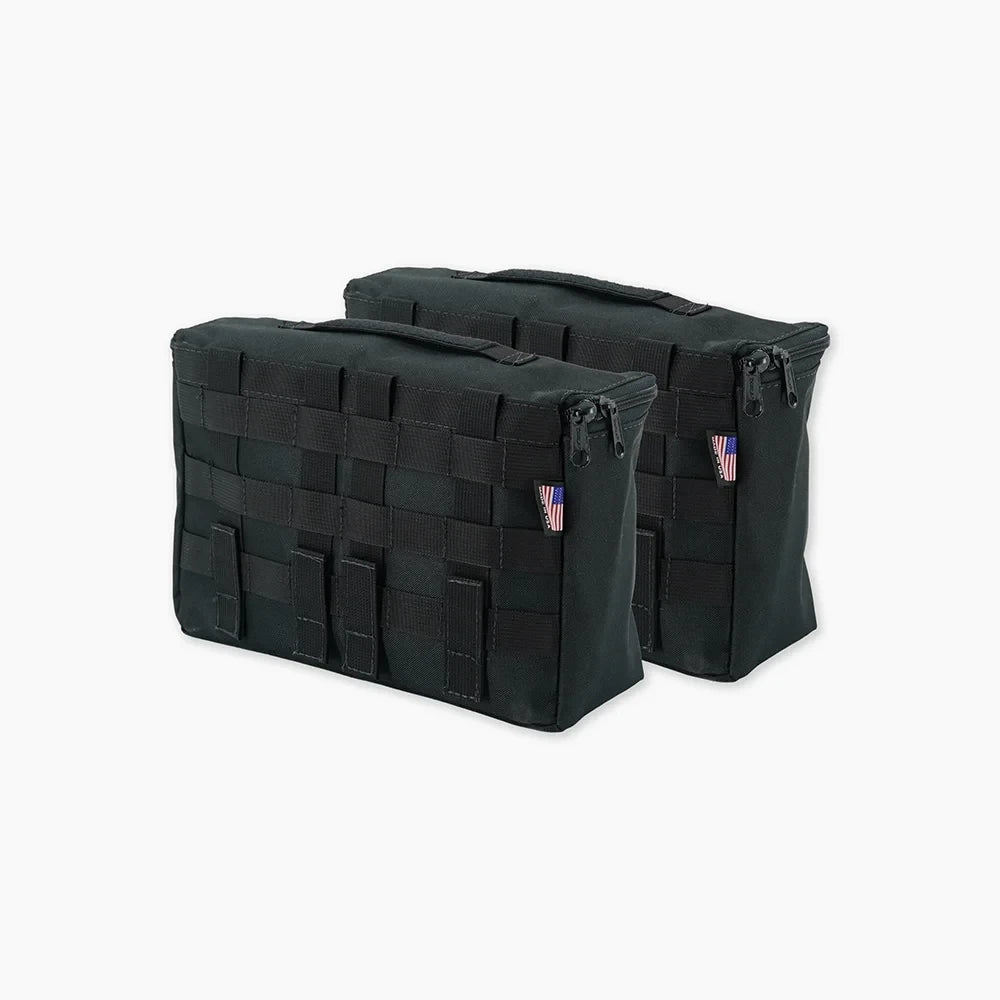 Zip MOLLE Bags (Pair) - Wide