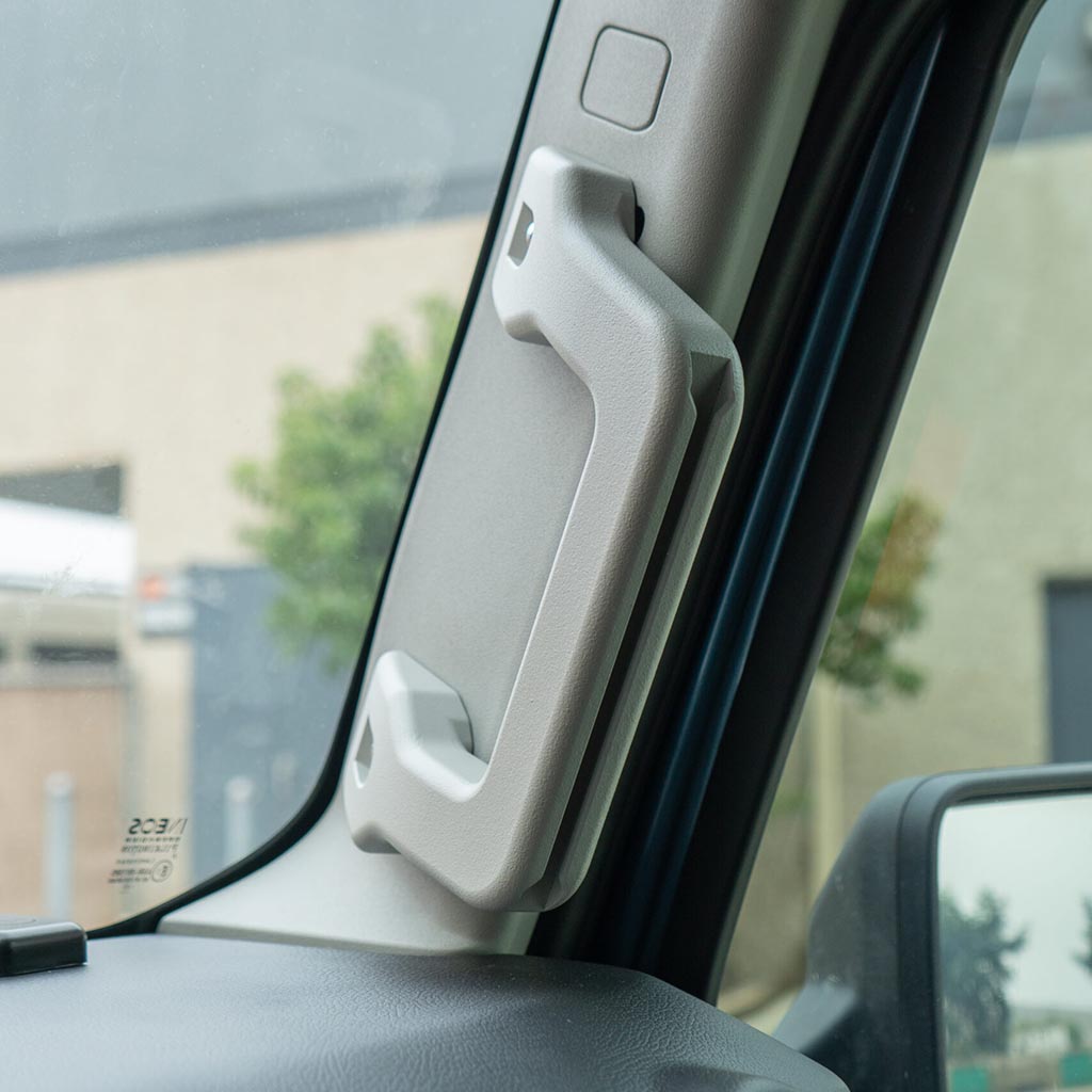 INEOS Grenadier Driver and Passenger Side A-Pillar Grab Handle Mount by Agile Offroad