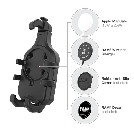 RAM Quick-Grip Pro Phone Holder with Ball by Agile Offroad