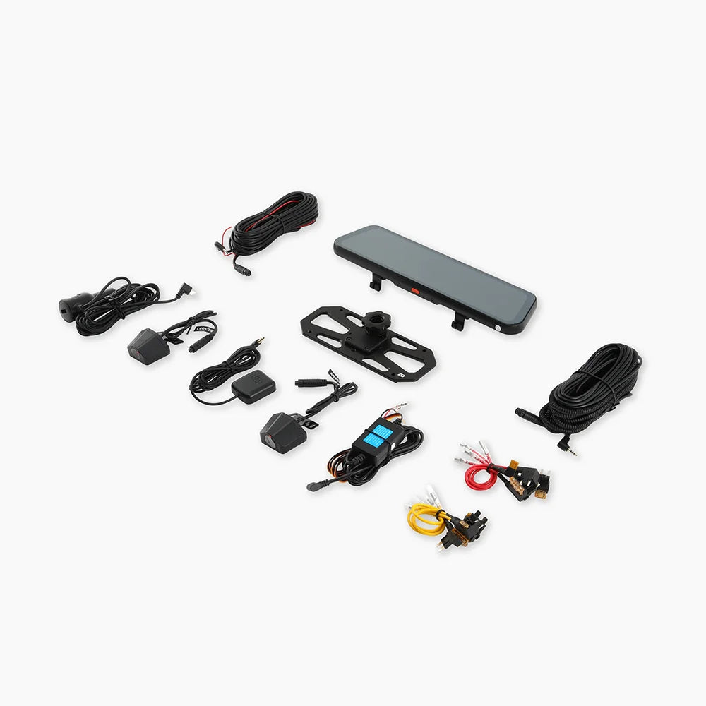 Wolfbox Touch Screen Smart Mirror with Mount for Mercedes Sprinter by Agile Offroad