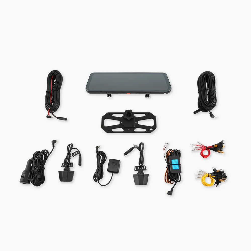 Wolfbox Touch Screen Smart Mirror with Mount for Mercedes Sprinter by Agile Offroad