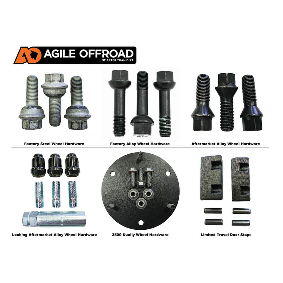 Rear Door Tire Carrier for 2019+ VS30 Sprinter by Agile Offroad
