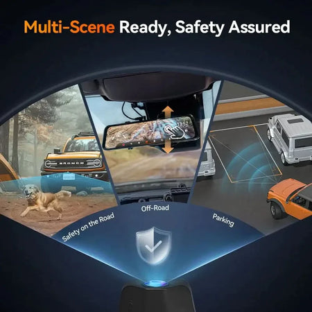 Wolfbox Touch Screen Smart Mirror for Mercedes Sprinter by Agile Offroad