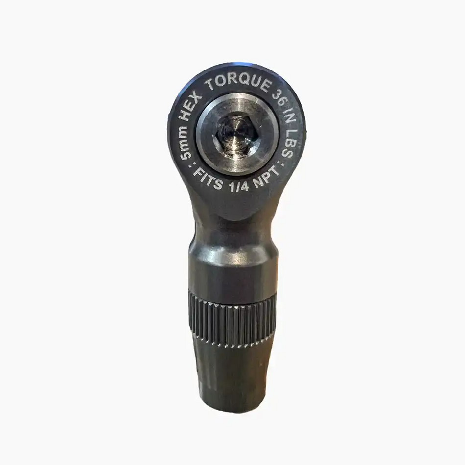 Apex Banjo For CRS 1/4 NPT To Apex 3/8 Braided Air Hose by Agile Offroad