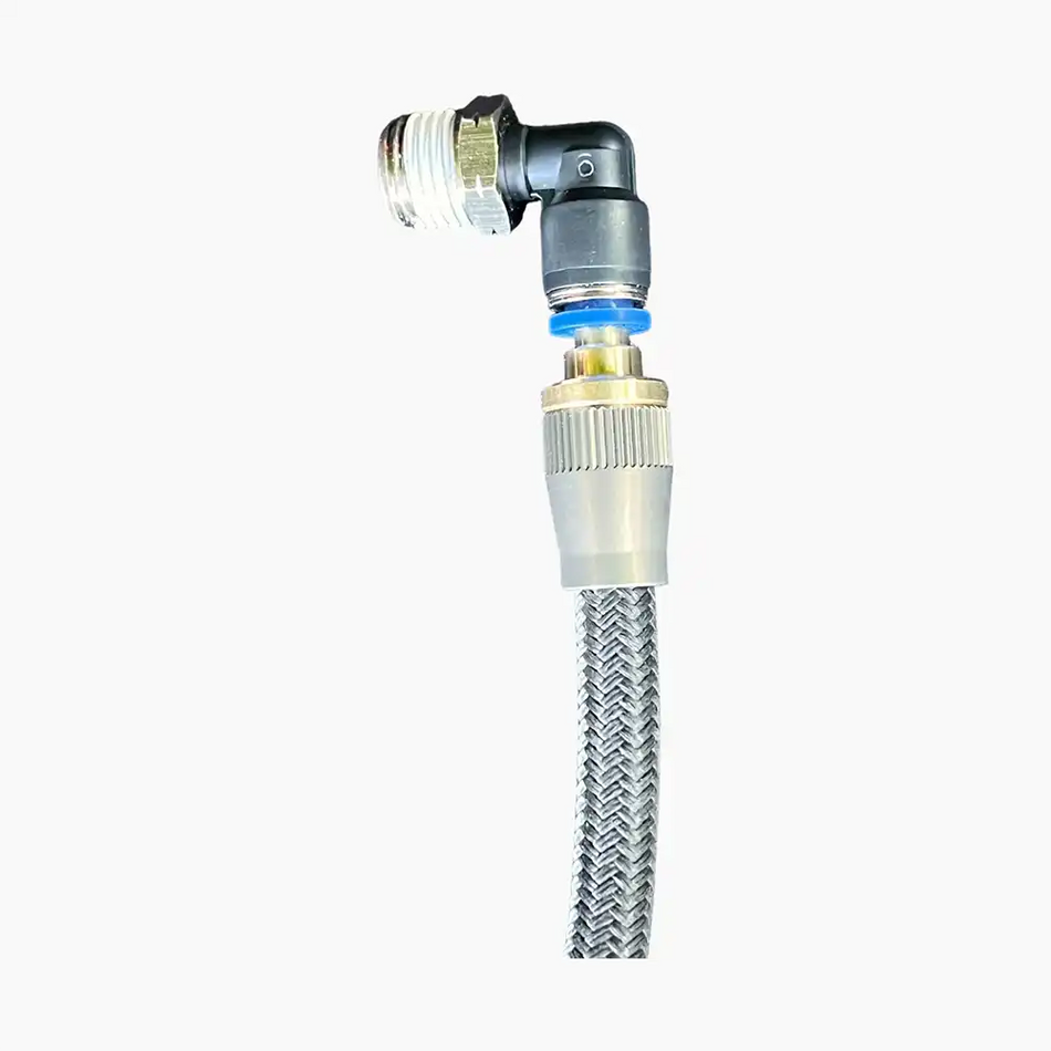 Apex Braided 3/8 Hose To 1/4 Push To Connect Fitting by Agile Offroad