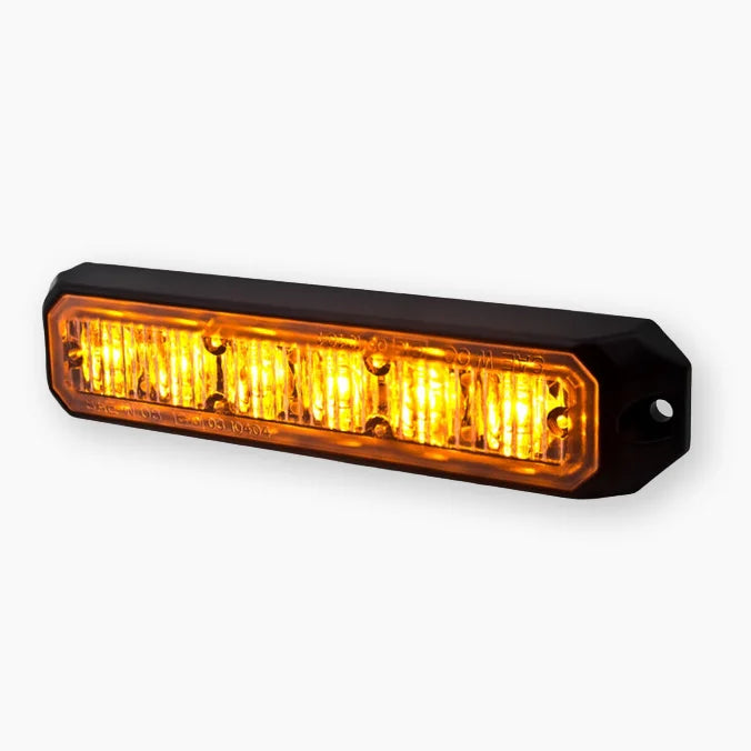 MS6 Mini LED Light Head Programmable Amber by Agile Offroad