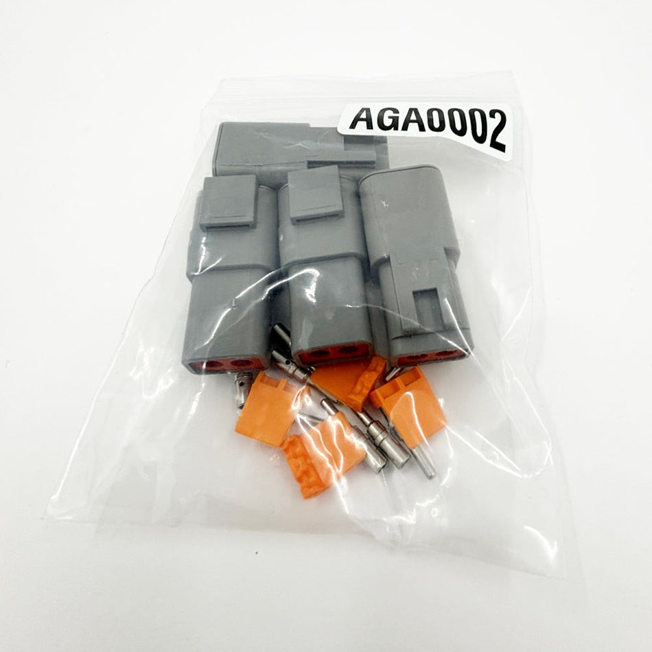 Deutsch DTP-Series 2 Way Female Plug Kit by Agile Offroad