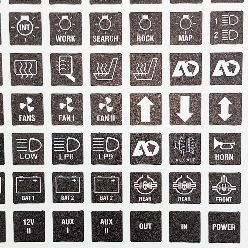 Switch Icon Sticker Sheet by Agile Offroad